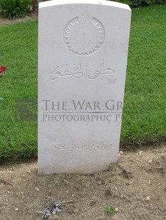 ANCONA WAR CEMETERY - MUHAMMAD ZAMAN, 